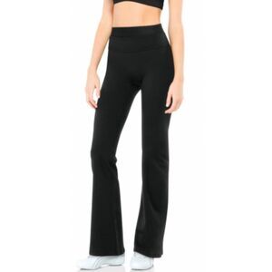 SPANX Power Pant Flare Leg Compression Leggings Size Small